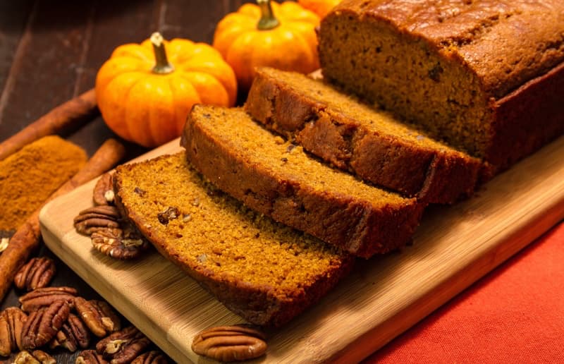 Nutty Pumpkin Bread Recipe