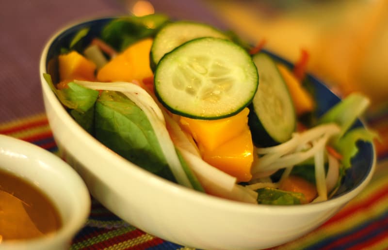 Spring Cucumber And Mango Salad Recipe
